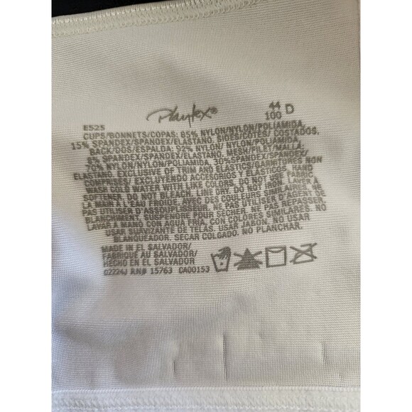 Playtex Bra Women's White Wirefree Front Closure Size 44D - Picture 5 of 6